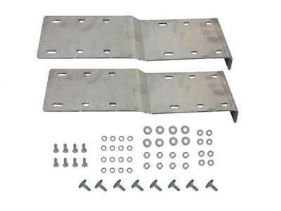 Front Bench Seat Track Relocation Brackets (59-60 Biscayne, Brookwood, Impala, Kingswood, Parkwood)