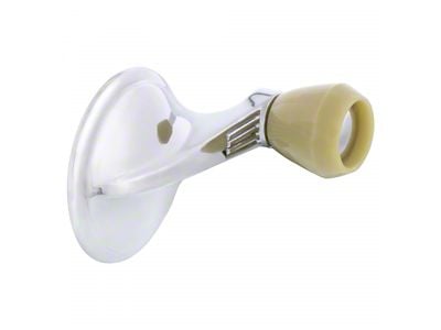 Interior Vent Window Crank; Chrome with Ivory Knob (59-64 Biscayne, Impala)