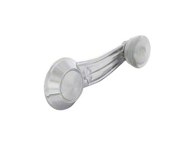 Interior Window Crank; Chrome with Clear Knob (68-85 Biscayne, Impala)