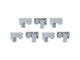 Lower Windshield Inner Front Dash Molding Clip Set (63-64 Biscayne, Impala)