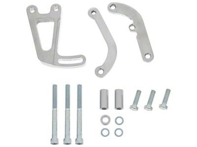 Power Steering Bracket Set for Long Water Pumps (69-72 Small Block V8 Biscayne, Brookwood, Caprice, Estate, Impala, Kingswood, Townsman)