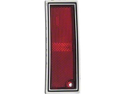 Rear Side Marker Light; Passenger Side (80-85 Impala; 86-90 Caprice)