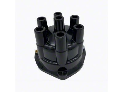 Liland Global Distributor Cap; Black; Aluminum Contact (67-74 230/250 I6 Camaro)