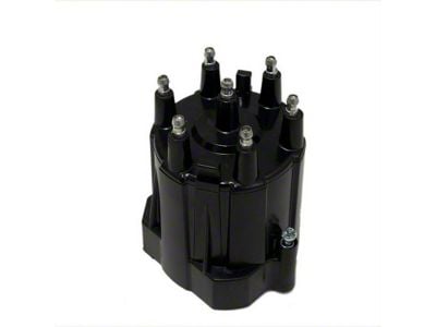 Liland Global Distributor Cap; Black; Aluminum Contact (82-84 2.8L Camaro)