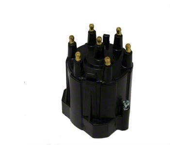 Liland Global Distributor Cap; Black; Brass Contact (82-84 2.8L Camaro)