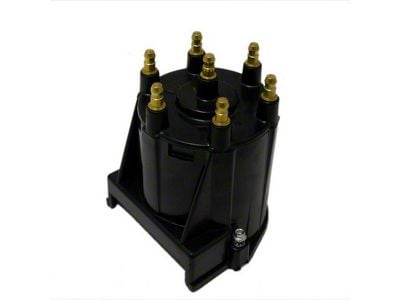 Liland Global Distributor Cap; Black; Brass Contact (85-92 V6 Camaro)