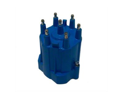 Liland Global Distributor Cap; Blue; Aluminum Contact (82-84 2.8L Camaro)