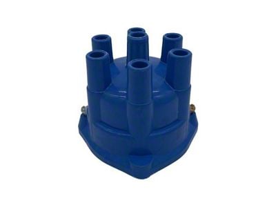 Liland Global Distributor Cap; Blue; Brass Contact (67-74 230/250 I6 Camaro)