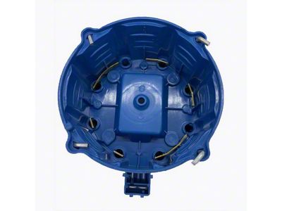 Liland Global Distributor Cap; Blue; Brass Contact (74-92 V8 Camaro)