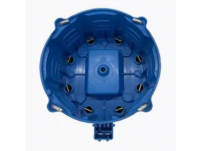 Liland Global Distributor Cap; Blue; Brass Contact (74-92 V8 Camaro)