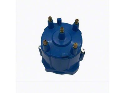 Liland Global Distributor Cap; Blue; Brass Contact (82-84 2.5L Camaro)