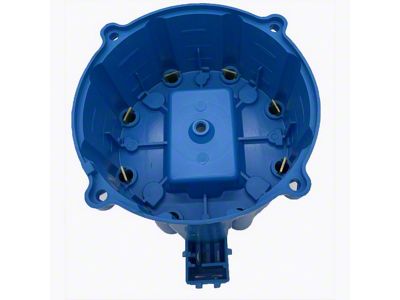 Liland Global Distributor Cap; Blue; Brass Contact (85-86 5.0L Camaro)