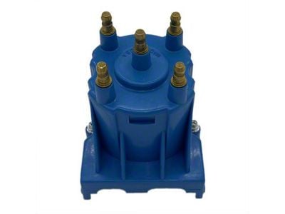 Liland Global Distributor Cap; Blue; Brass Contact (85-86 2.5L Camaro; 85-92 V6 Camaro)