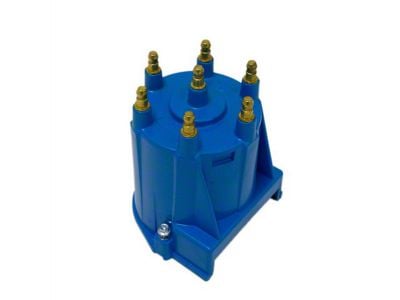 Liland Global Distributor Cap; Blue; Brass Contact (85-92 V6 Camaro)