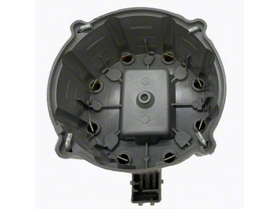 Liland Global Distributor Cap; Gray; Brass Contact (74-92 V8 Camaro)