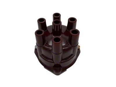 Liland Global Distributor Cap; Red; Brass Contact (67-74 230/250 I6 Camaro)