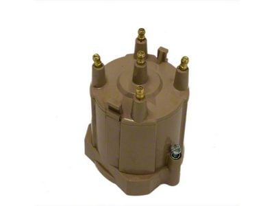 Liland Global Distributor Cap; Tan; Brass Contact (82-84 2.5L Camaro)