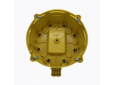 Liland Global Distributor Cap; Yellow; Brass Contact (74-92 V8 Camaro)