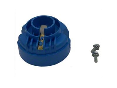 Liland Global Distributor Rotor; Blue; Brass Contact (82-84 2.5L, 2.8L Camaro)