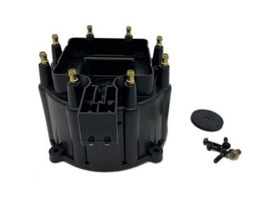 Liland Global Distributor Cap; Black; Aluminum Contact (84-91 Corvette C4)