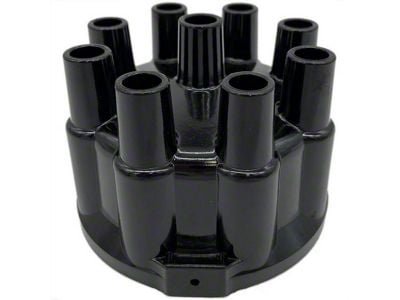 Liland Global Distributor Cap; Black; Brass Contact (55-62 V8 Corvette C1)