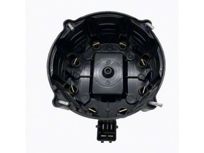 Liland Global Distributor Cap; Black; Brass Contact (74-82 Corvette C3)