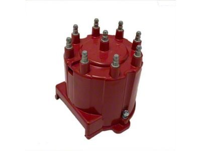 Liland Global Distributor Cap; Red; Aluminum Contact (75-82 Corvette C3)