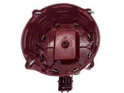 Liland Global Distributor Cap; Red; Brass Contact (74-91 Corvette C3 & C4)