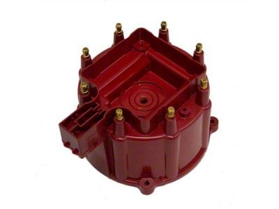 Liland Global Distributor Cap; Red; Brass Contact (84-91 Corvette C4)