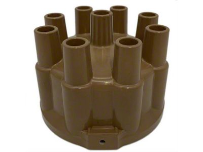 Liland Global Distributor Cap; Tan; Brass Contact; V (55-62 V8 Corvette C1)