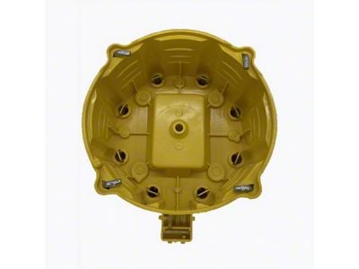 Liland Global Distributor Cap; Yellow; Brass Contact (74-82 Corvette C3)