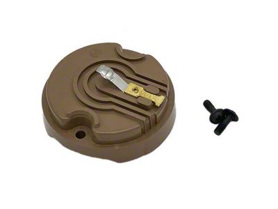 Liland Global Distributor Rotor; Tan; Brass Contact (57-82 283/305/350/427/454 V8 Corvette C1, C2 & C3)