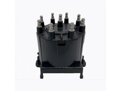 Liland Global Distributor Cap; Black; Aluminum Contact (77-92 5.0L Firebird; 78-92 5.7L Firebird)