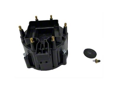 Liland Global Distributor Cap; Black; Brass Contact (78-81 3.8L Firebird)