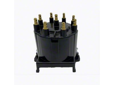 Liland Global Distributor Cap; Black; Brass Contact (77-92 5.0L Firebird; 78-92 5.7L Firebird)