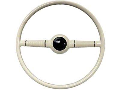 LimeWorks 16-Inch Forty Steering Wheel with 3-Bolt Adapter; Black and Red (28-31 Model A, Model AA)