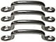 LimeWorks Hood Strap Footman Loops; Stainless Steel (28-31 Model A, Model AA)