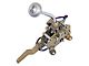 Lokar GM 6L80 Electronic Sport Shifter with Chrome 8-Inch Single Bend Lever and Mushroom Knob (Universal; Some Adaptation May Be Required)