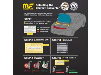 Magnaflow Direct-Fit Catalytic Converter; California Grade CARB Compliant; 2.50-Inch (80-82 5.7L Camaro)