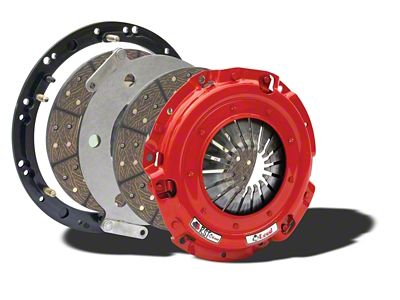 McLeod RXT 1200 HD Twin Disc 1200HP Ceramic Clutch Kit for Small Diameter Flywheels Only; 26-Spline (67-79 250 I6 Camaro)