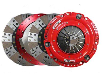 McLeod RXT 1200 HD Twin Disc 1200HP Ceramic Clutch Kit for Large Diameter Flywheels Only; 10-Spline (1965 396 V8 Corvette C2)