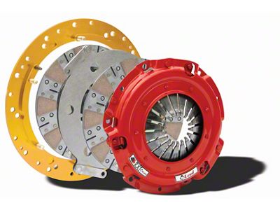 McLeod RXT Twin Disc 1000HP Ceramic Clutch Kit for Large Diameter Flywheels Only; 10-Spline (1965 396 V8 Corvette C2)