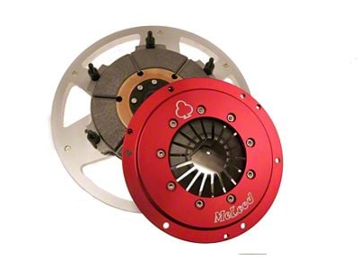 McLeod Mag Force Racing Single Disc Sintered Iron Clutch Kit with 153-Tooth Aluminum Flywheel; Strap Drive; 10-Spline (67-85 V8 Camaro)