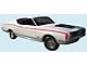 Mercury Cyclone Spoiler Stripe Kit, Montego, 1969