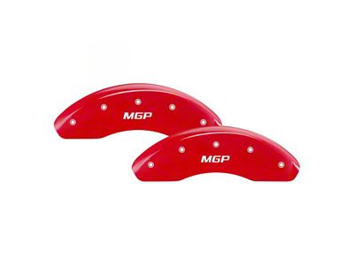 MGP Brake Caliper Covers with MGP Logo; Red; Front and Rear (1997 Firebird)