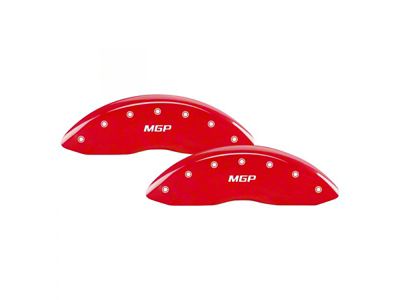 MGP Brake Caliper Covers with MGP Logo; Red; Front and Rear (98-02 Firebird)