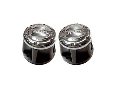 Mile Marker Premium Locking Hubs; 6-Bolt 19-Spline; Polished (60-74 K20)