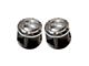 Mile Marker Premium Locking Hubs; 6-Bolt 19-Spline; Polished (63-77 F-250 w/ 3,500 lb. Axle & w/o Full-Time 4WD)