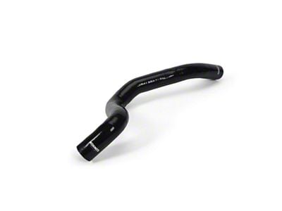 Mishimoto Silicone Upper Radiator Hose; Black (68-77 307 V8 El Camino)