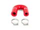 Mishimoto Silicone Heater Core Bypass Hose; Red (98-02 5.7L Firebird)